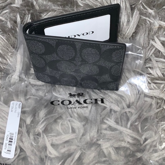 Coach Men’s Signature Billfold Wallet - Picture 3 of 13